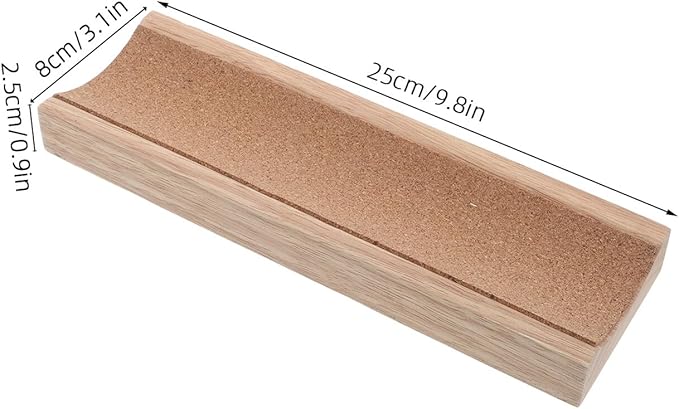 Garneck Wood Rolling Pin Holder Compact Storage Organizer - Image 2