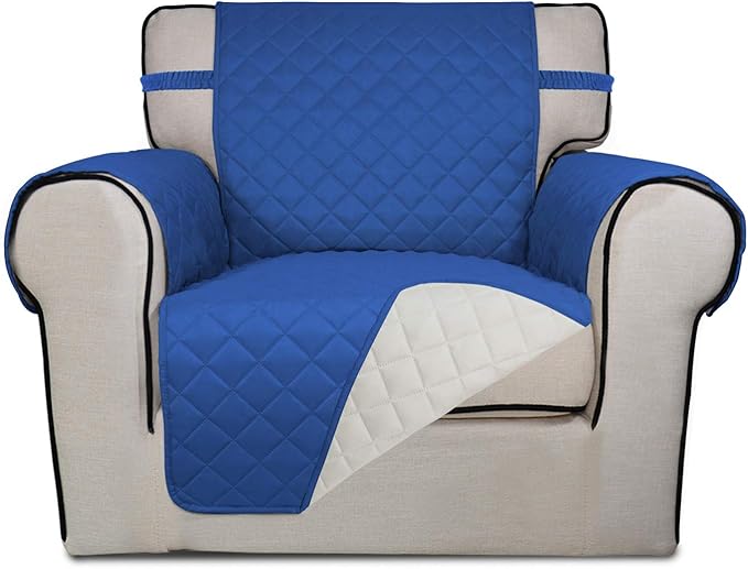 PureFit Reversible Quilted Sofa Cover, Water Resistant Slipcover Furniture by PureFit