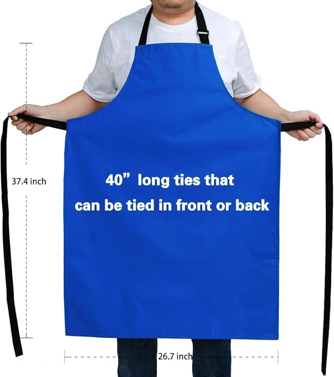 Waterproof Apron for Men and Women, Durable Heavy Duty Extra Long Adjustable - Image 3