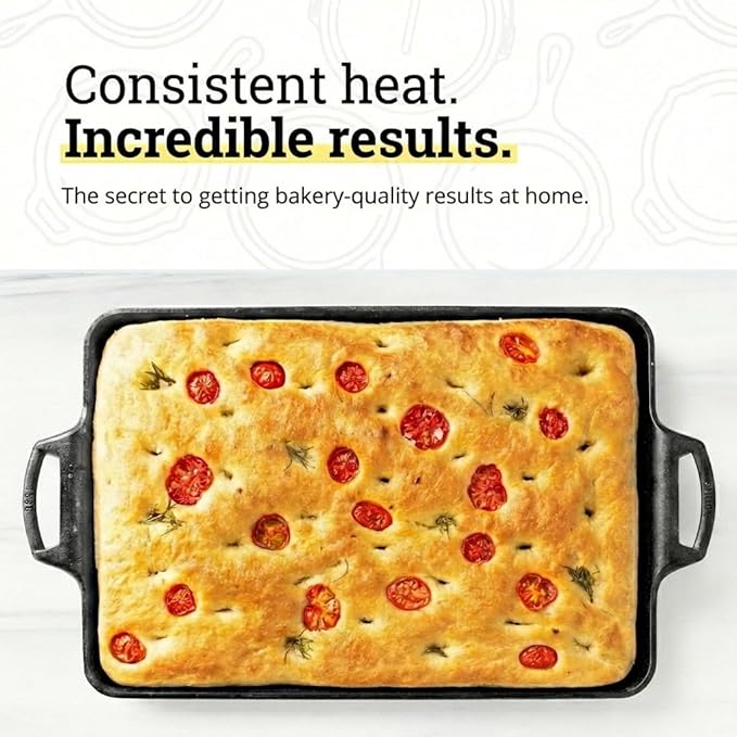 Lodge Seasoned Cast Iron Baking Pan