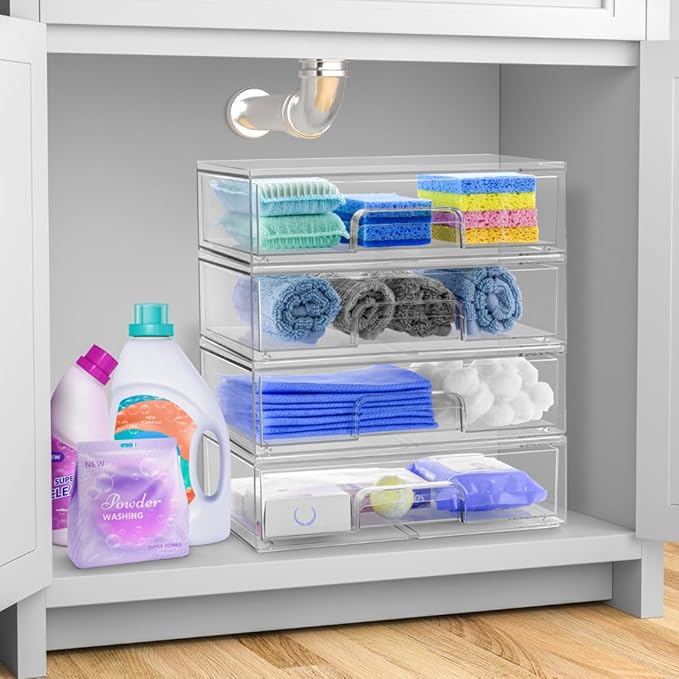 Sorbus Acrylic Storage Containers - Image 2