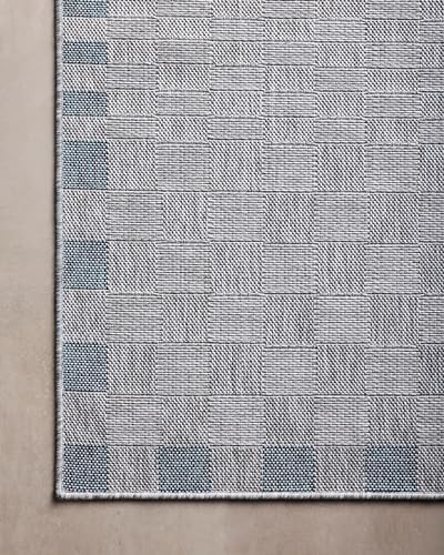 Loloi Amber Lewis Topanga Silver/Blue 7'-10" x 10' Area Rug