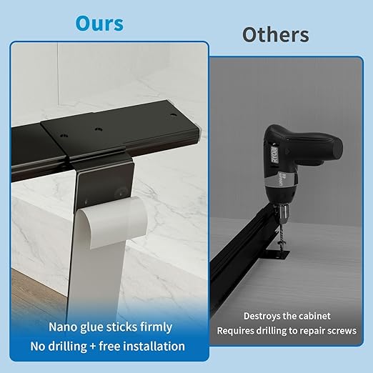 Adjustable Under Cabinet Trash Can Organizer