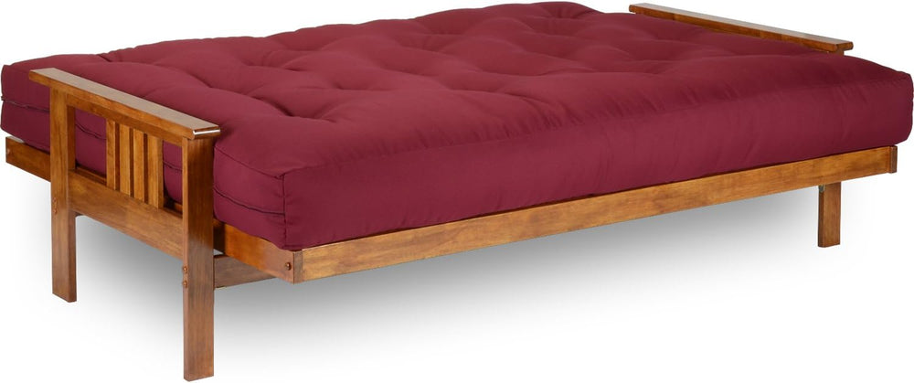 Nirvana Futons Stanford Wood Futon Frame - Queen Size (Frame Only), Transform...