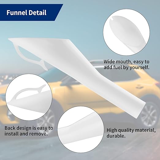 Fuel Filler Funnel for Ford Focus F150 Mercury Lincoln, Replacement Part# - Image 3