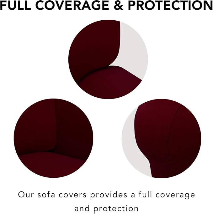 PureFit Super Stretch Chair Sofa Slipcover – Spandex Non Slip Soft Couch Sofa - Image 3