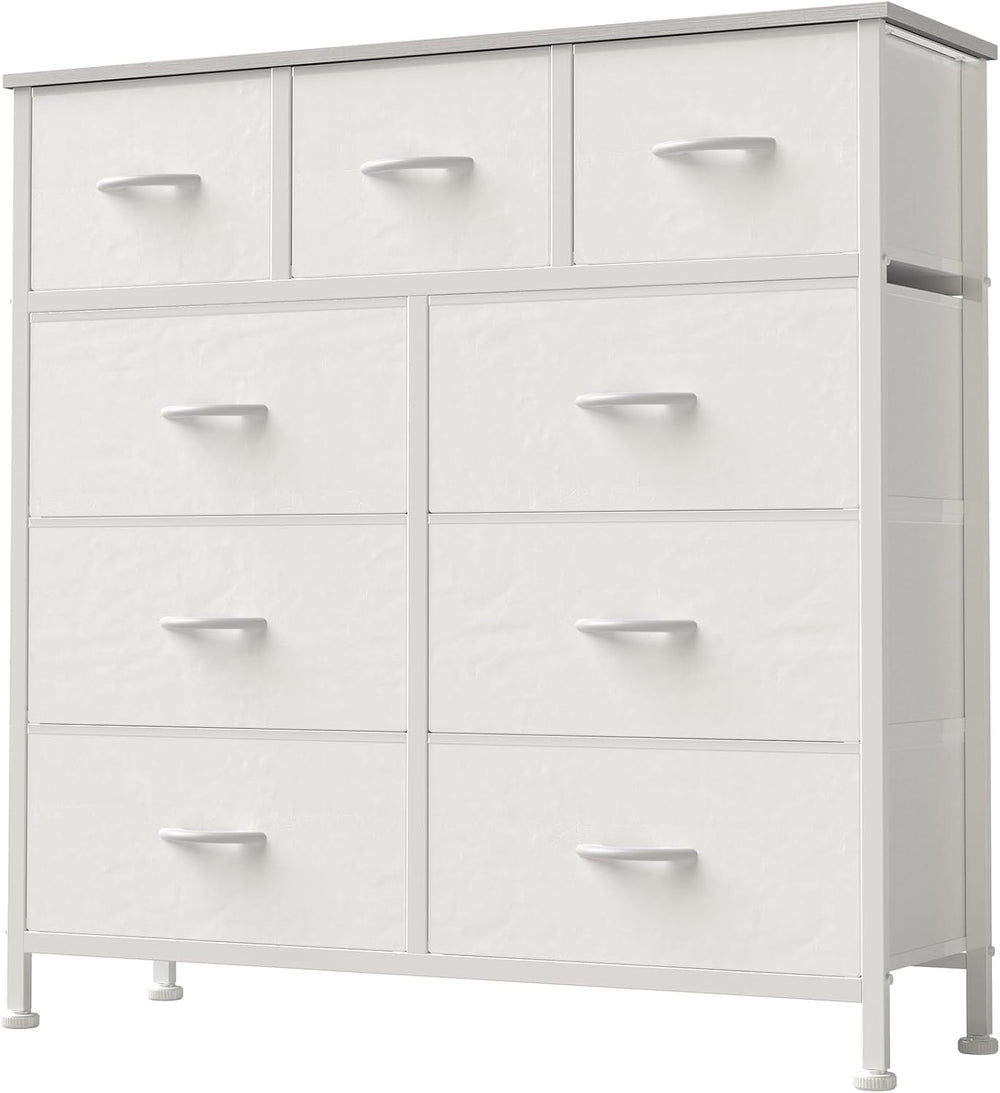 DUMOS 9 Drawer Dresser for Bedroom, Storage Organizer Chest of Drawers