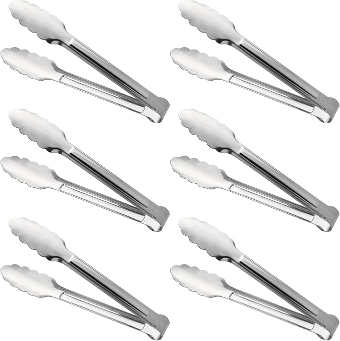 Serving Tongs, Buffet Tongs, ACAUTO Stainless Steel Food Tong Serving Tong by Unknown
