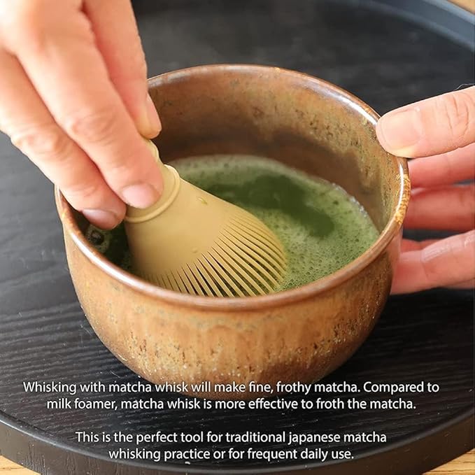 Matcha Whisk, PP Resin Matcha Stirrer, Traditional Handcrafted Japanese Matcha - Image 6