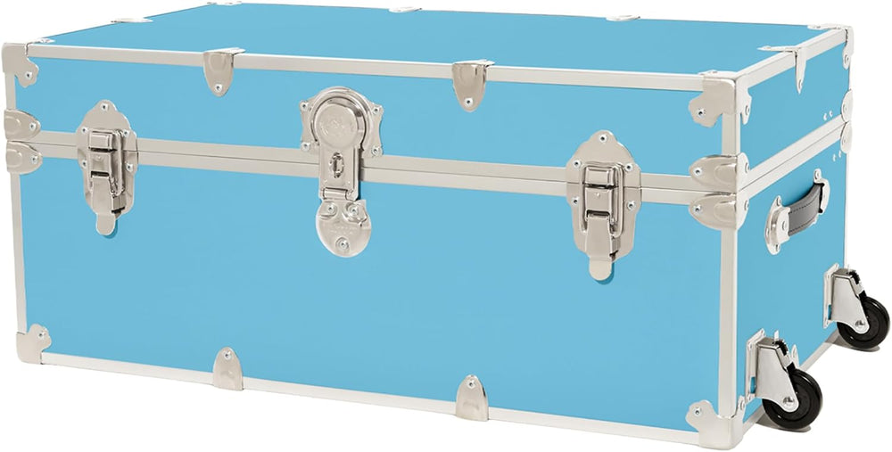 Rhino Classic XL Trunk with Wheels for Camp and Dorm, Footlocker, Chest | 34&...