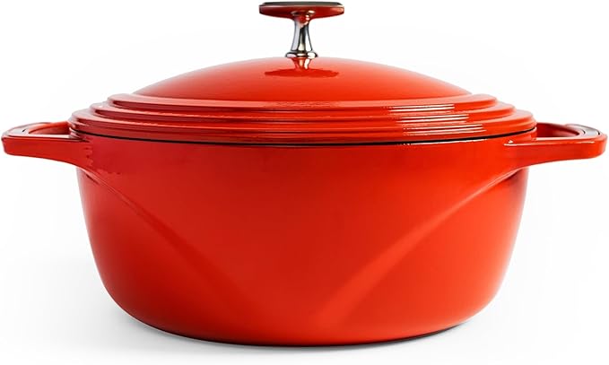 Lodge USA Enamel 4.5 Qt Enameled Cast Iron Dutch Oven by Lodge