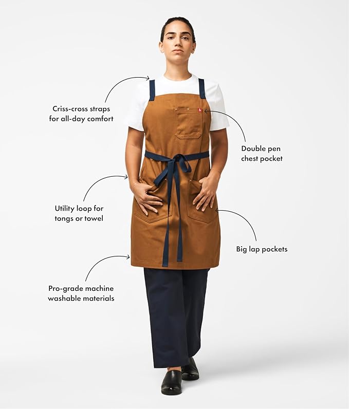 hedley & bennett Crossback Apron - Image 5