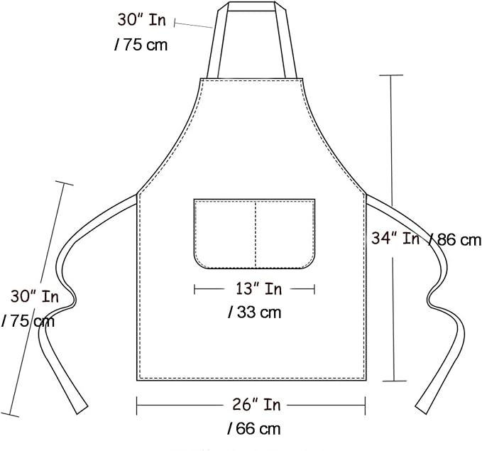Art Aprons for Painting Pottery Ceramics, Mens Women Kitchen Cooking Aprons - Image 5