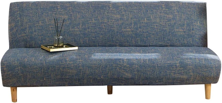 MIFXIN Stretch Armless Sofa Cover Futon Slipcover Elastic Spandex Folding Sof...