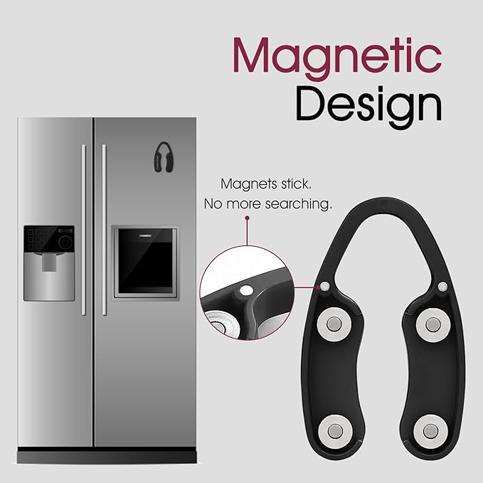 GOBETTER 2 Pcs Wine Foil Cutter Magnetic Design, 4 Stainless Blades Foil - Image 4