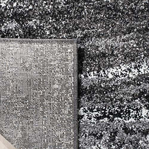 SAFAVIEH Adirondack Area Rug 8'x10', Modern Silver & Black ADR112A