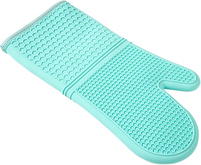 Comfy Grip 14 x 7.3 Inch Thick Baking Mitts, 1 Food-Grade Cooking Glove Set - Image 10