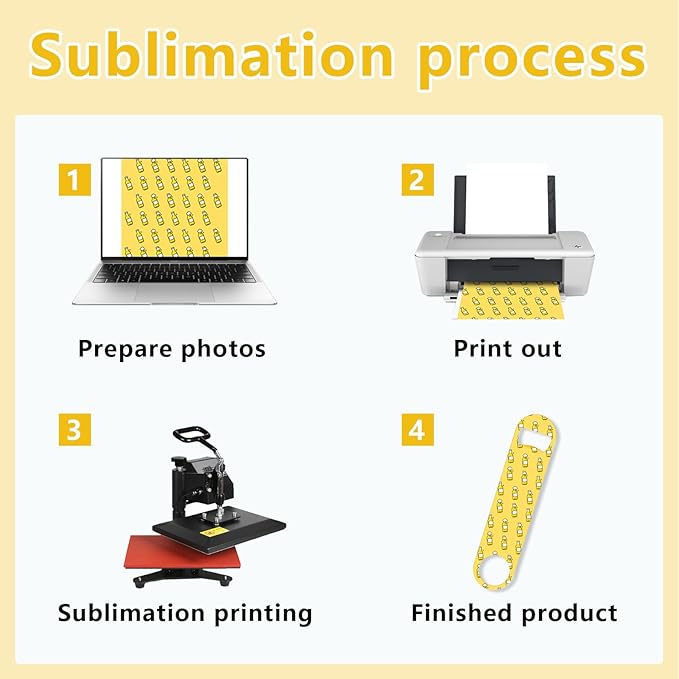 4 Pcs Sublimation Bottle Opener Blanks, Personalized Sublimation Blank Products - Image 4