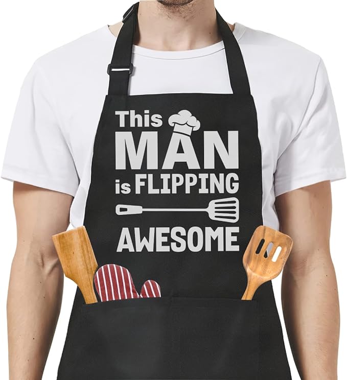 SANDJEST Funny Mens Aprons by SANDJEST