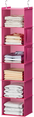 YOUDENOVA Hanging Closet Organizer, Closet Hanging Storage Shelves by YOUDENOVA