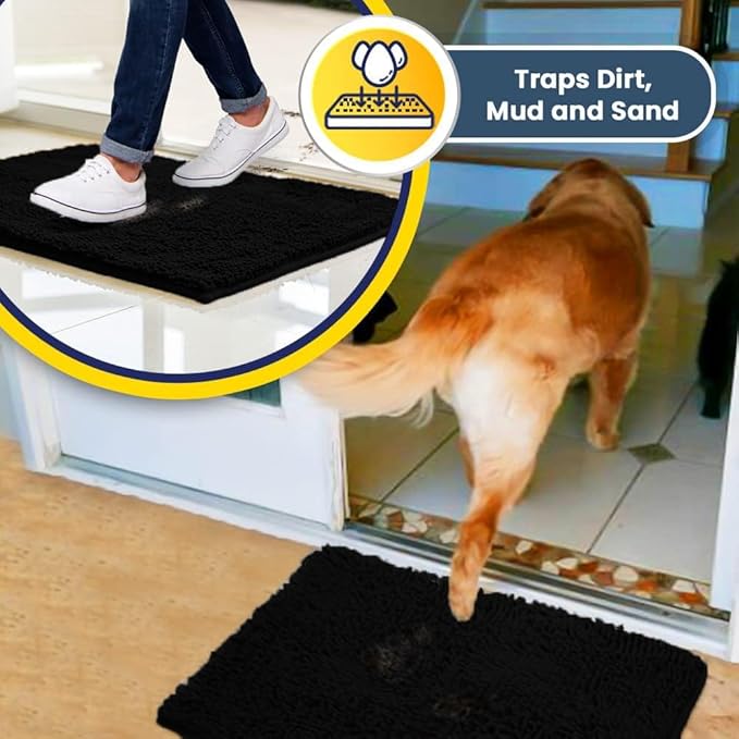 Muddy Mat® | Super Absorbent Door Mat Indoor, Microfiber Quick Dry Chenille - Image 6