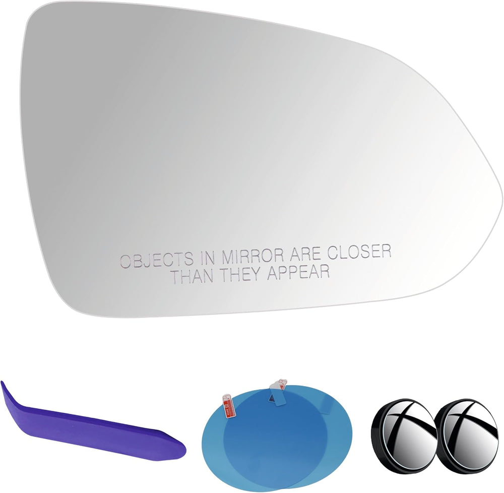 Passenger Side Mirror Glass Compatible with Kia Rio Hyundai Accent