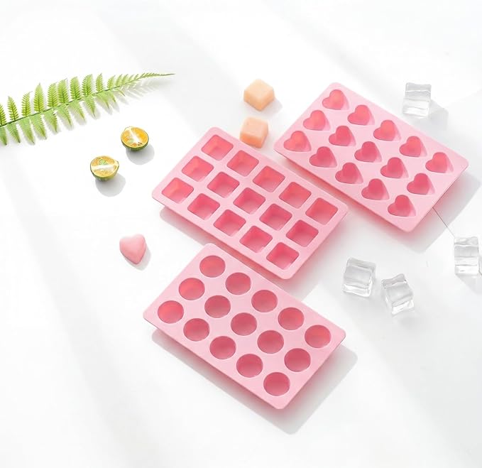 Cute Ice Cube Trays Silicone Chocolate Mold Wax Melt Molds Easy Release Ice - Image 6