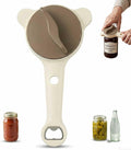 Jar Opener – 4-in-1 Adjustable Stainless Steel Secure Grip Lid Remover by EXFOILCOMPOSTBIN