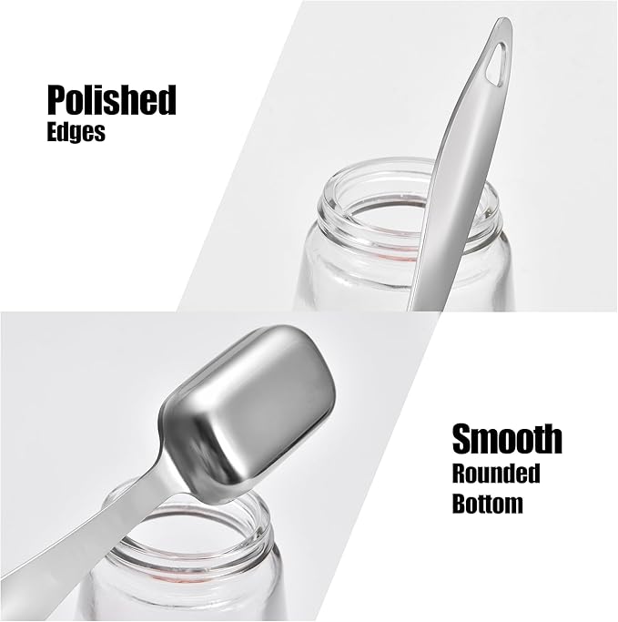 18/8 Stainless Steel Measuring Spoons: Doosu Heavy Duty Rectangular Spoon - Image 9