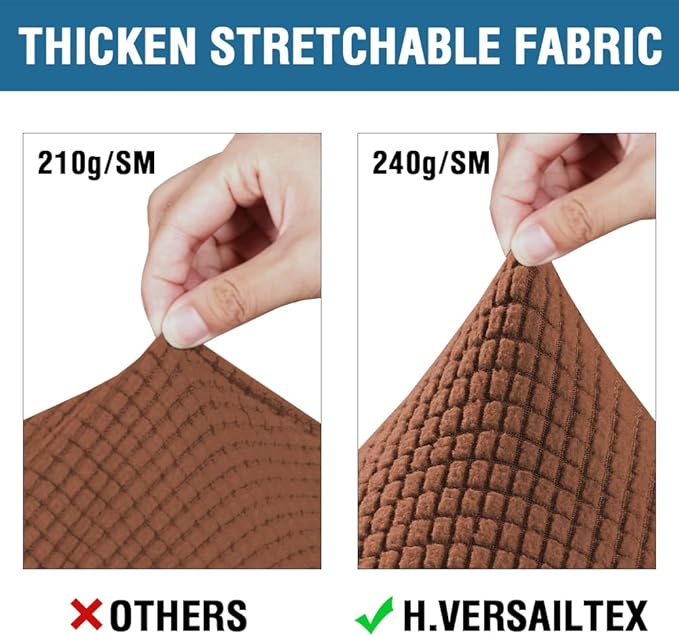 H.VERSAILTEX 4 Piece Stretch Sofa Covers - Image 3