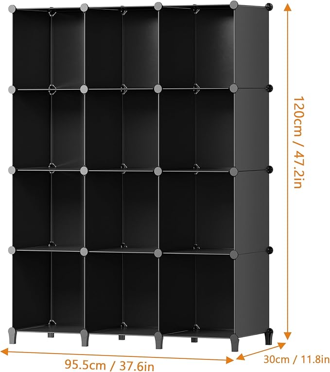 Closet Organizers and Storage, 12 Cube Storage Organizer, Portable Closet - Image 3