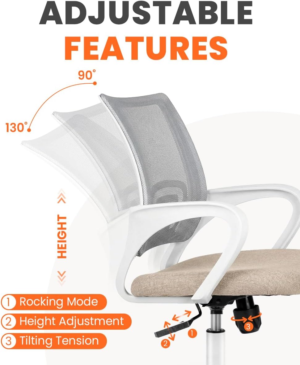 NEO CHAIR Office Desk Computer Chair Ergonomic Mesh Gaming Cushion Seat with ...