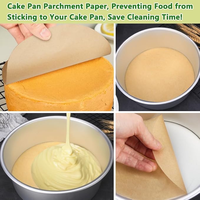 BOYAN 7 Inch Parchment Paper Rounds, Hamburger Patty Paper/Burger Press Paper - Image 5