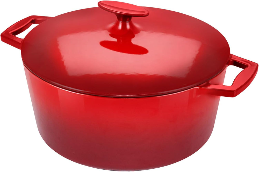 Nuwave 6QT LUX Healthy Enameled Cast Iron Dutch Oven Pot