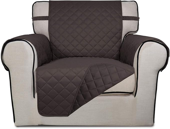 PureFit Reversible Quilted Sofa Cover, Water Resistant Slipcover Furniture by PureFit