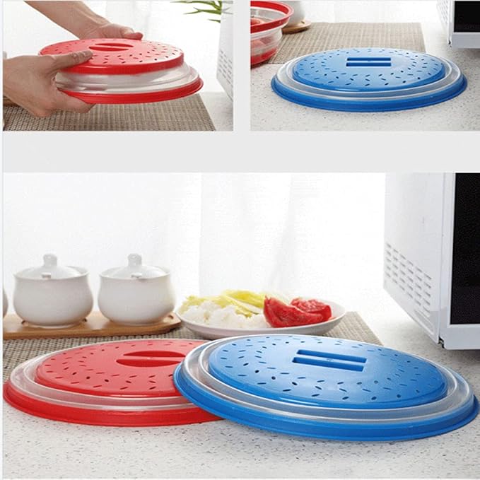 Collapsible Microwave Splatter Cover, Microwave Plate Cover - Image 4