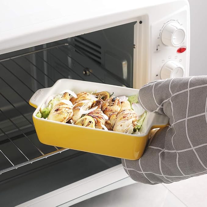 Sweejar Ceramic Baking Dish, Rectangular Small Baking Pan - Image 4