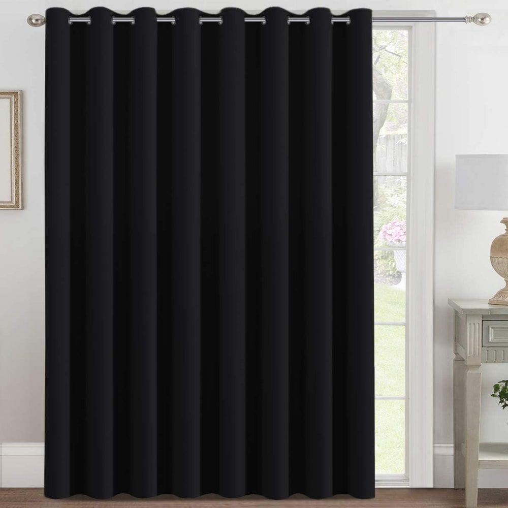 H.VERSAILTEX Blackout Patio Curtains 100 x 96 Inches for Sliding Door Extral ...
