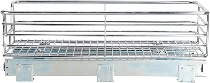 Household Essentials Glidez Chrome-Plated Steel 1-Tier Sliding Under Sink - Image 9
