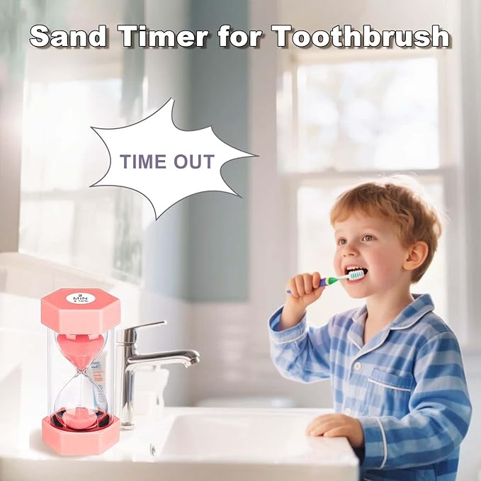 Sand Timer 15 Minute Hourglass, Unbreakable Hexagon Sand Clock 15 Min, Reloj De - Image 7