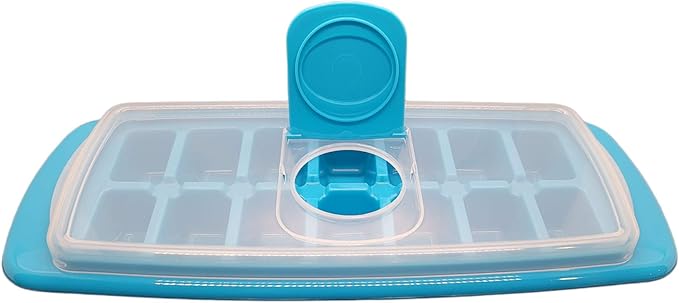 Handy Housewares Anti-Spill 14-Cubes Covered Ice Cube Tray - Image 3