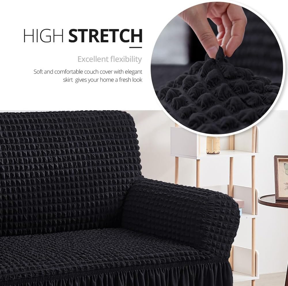 NICEEC Arm Chair Covers Armchair Covers Universal Slipcovers with Skirt