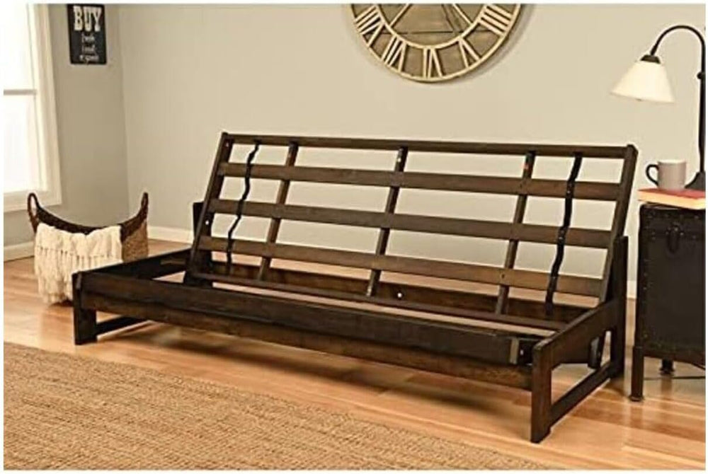 HomeStock Full Size Futon Frame Set - Convertible Sofa Bed for Living Spaces ...
