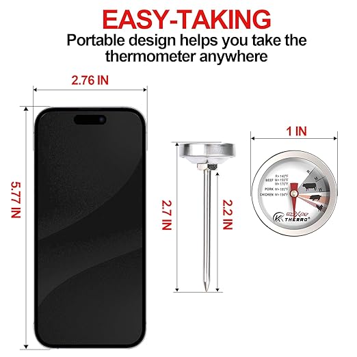 Mini Custom Poultry Meat Thermometer Steak Thermometer - Image 2