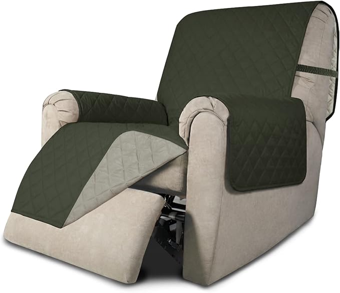 Easy-Going Recliner Chair Slipcover Reversible Sofa Cover Water Resistant Couch by Easy-Going