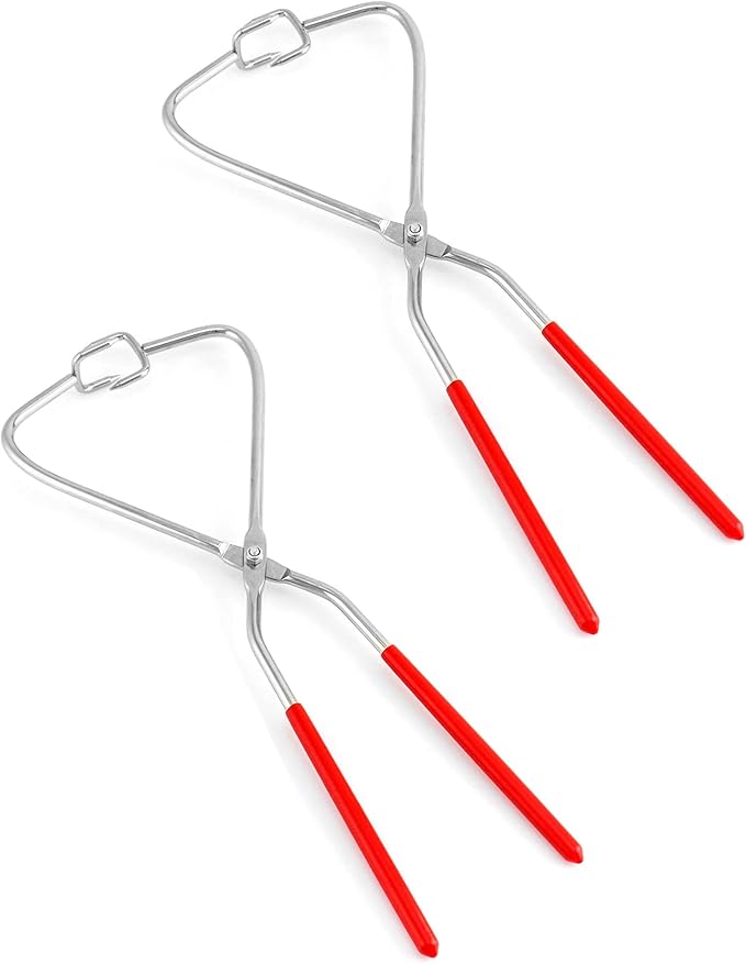 QWORK Sculpture Dipping Tong, 2 Pack Stainless Steel Clay Sculpture Tongs - Image 7