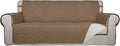 PureFit Reversible Quilted Sofa Cover, Water Resistant Slipcover Furniture by PureFit
