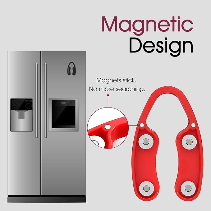 GOBETTER 4 Pcs Wine Foil Cutter Magnetic Design, 4 Stainless Blades Foil - Image 4