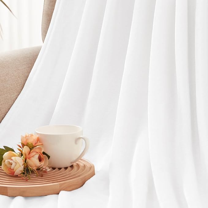 Exclusivo Mezcla Fleece Pure White Throw Blanket - Image 7