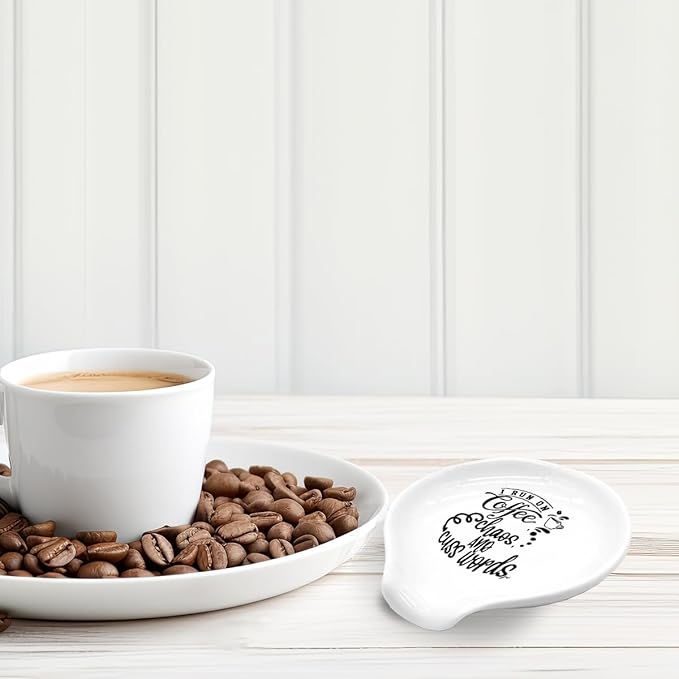 Funny Coffee Spoon Holder-Coffee Spoon Rest-Cafe Bar Station Accessories-I Run - Image 4